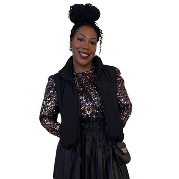 Endless Rose Tops - Endless Rose Blouse Sequin Long Sleeve Party